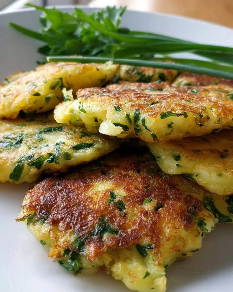 Bärlauch-Kartoffel-Puffer