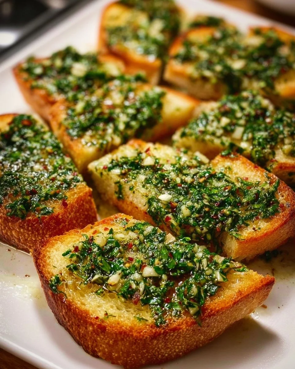 Chimichurri Knoblauchbrot