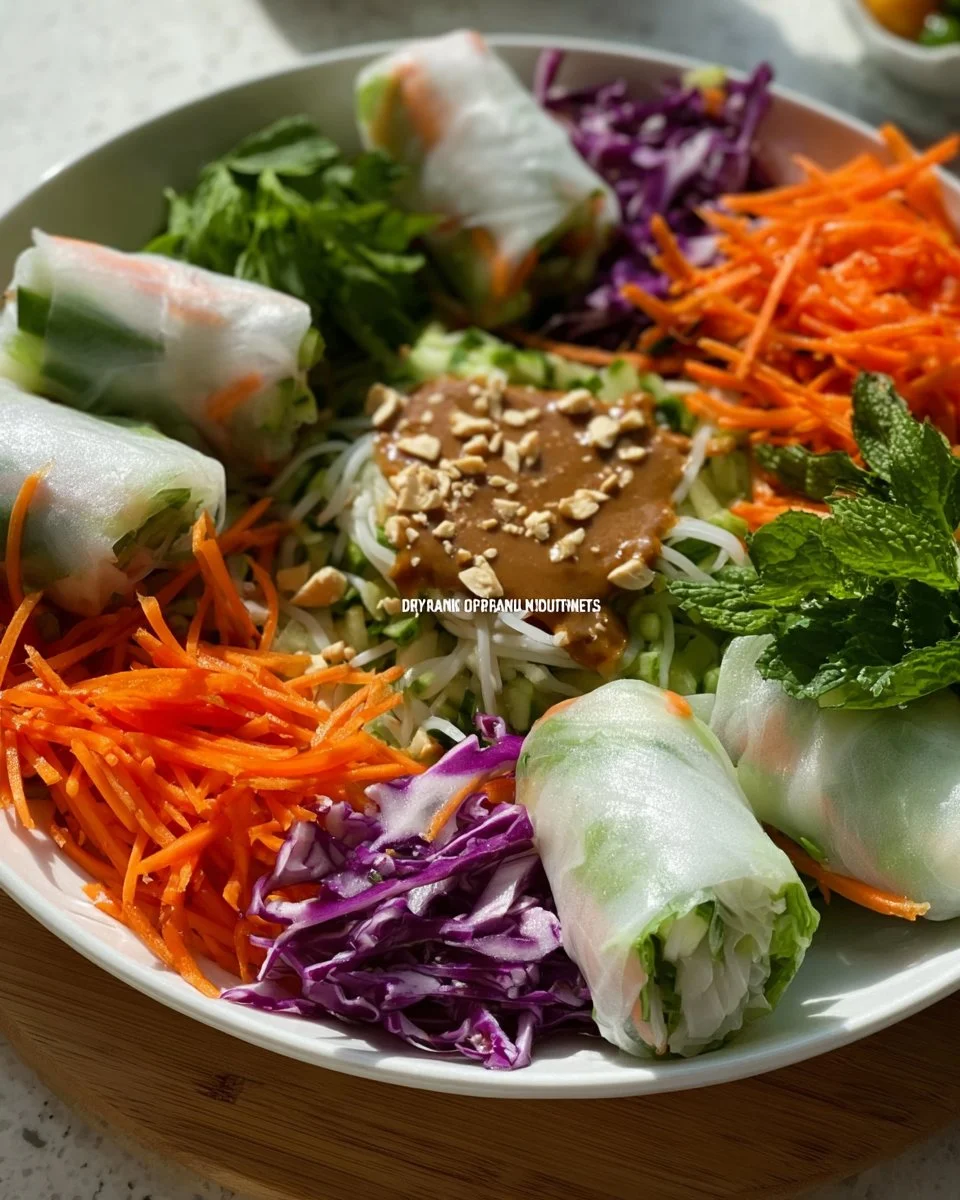 Frühlingsrollen-Salat