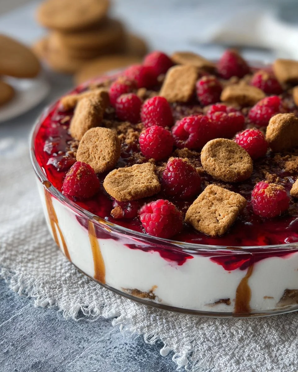 Himbeer-Quark-Dessert