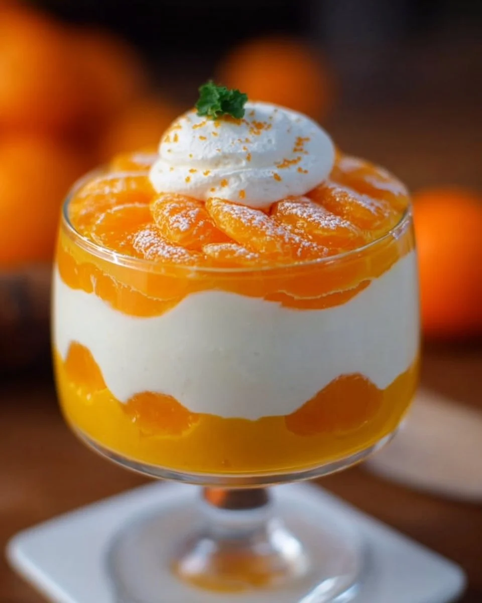 Mandarinenbecher – ein schnelles Schichtdessert
