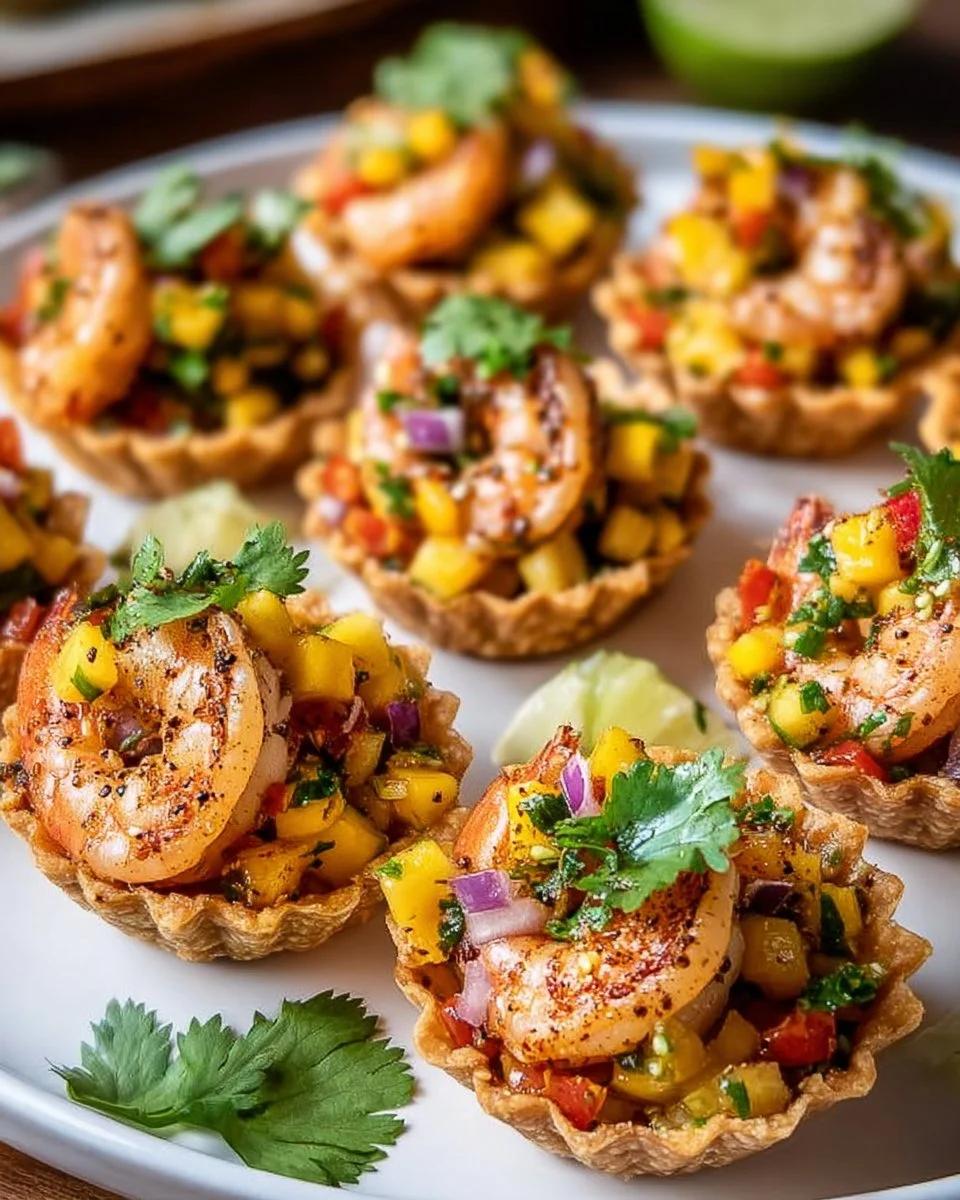 Mango-Chili-Garnelenbecher