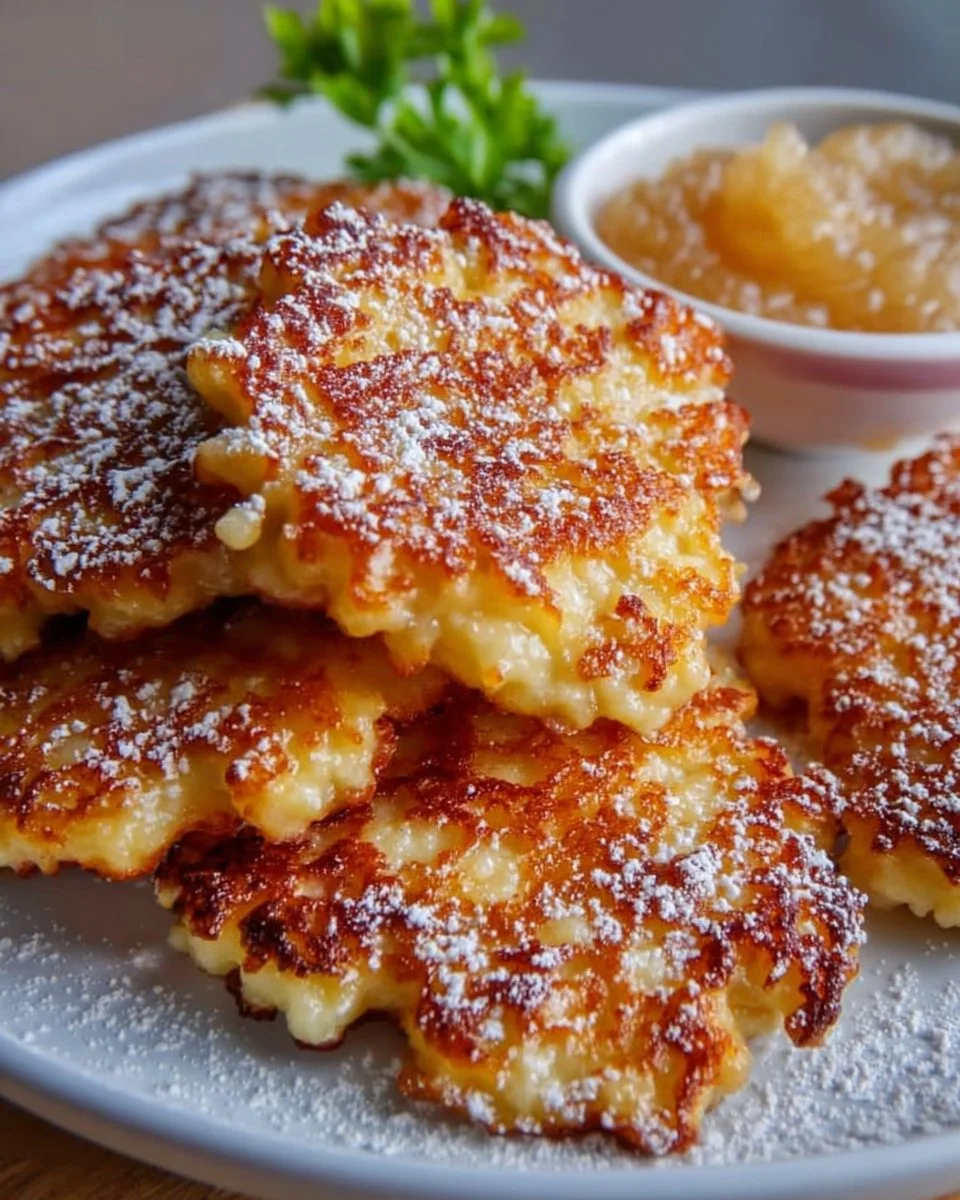 Milchreispuffer mit Apfel: Das einfache Rezept für leckere Puffer