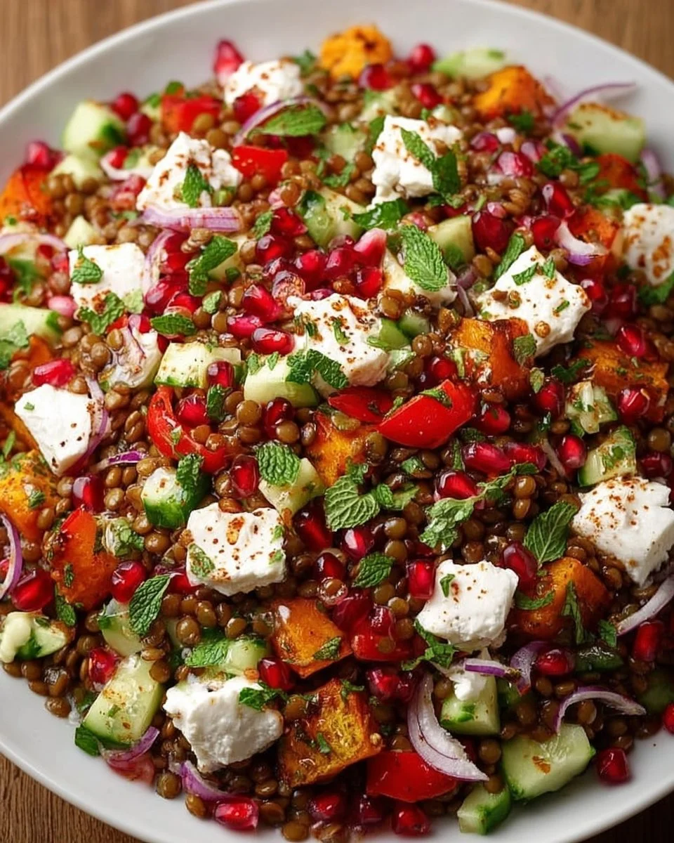 Orientalischer Linsensalat