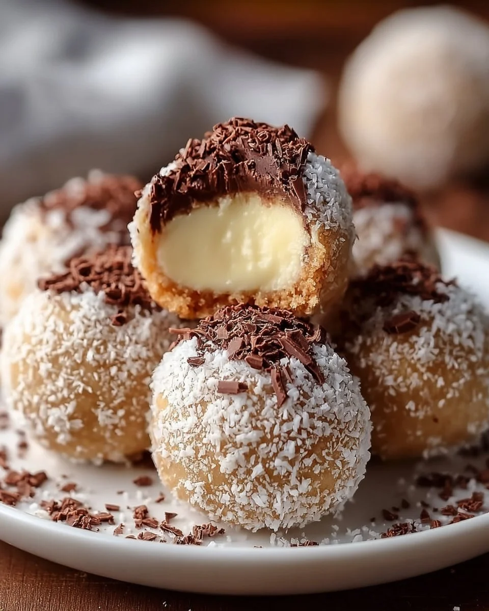 Schnelle Käsekuchen-Kugeln