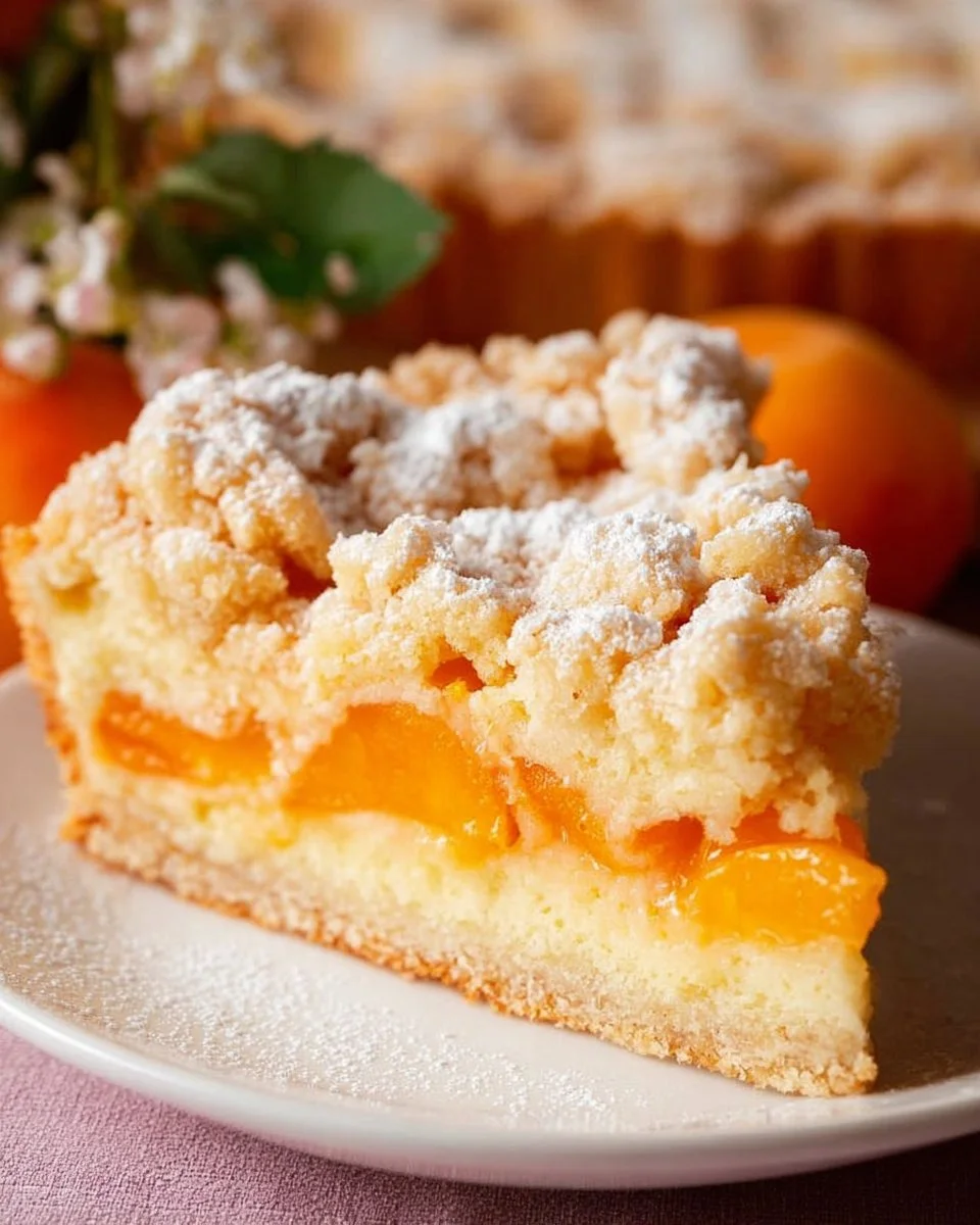 Aprikosen-Streuselkuchen