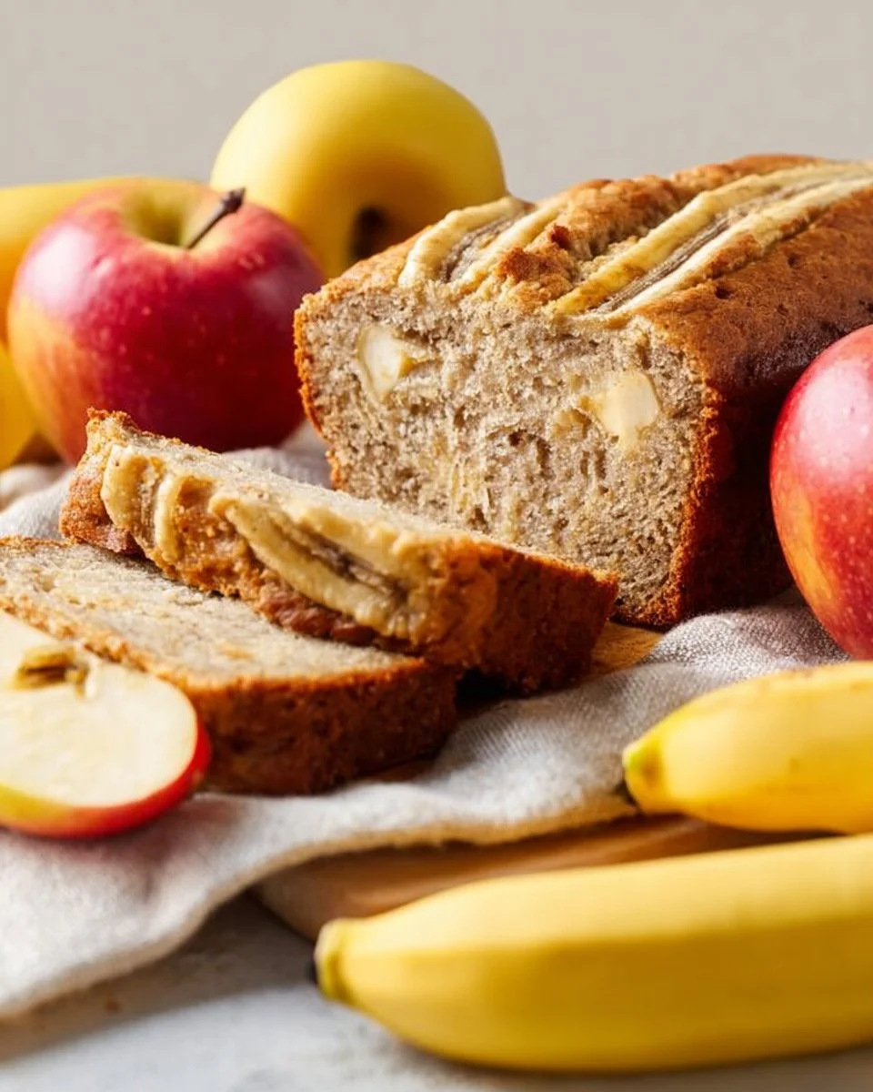 Bananen-Apfel-Brot