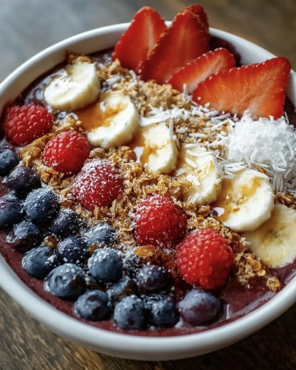 Frische Acai Schüssel