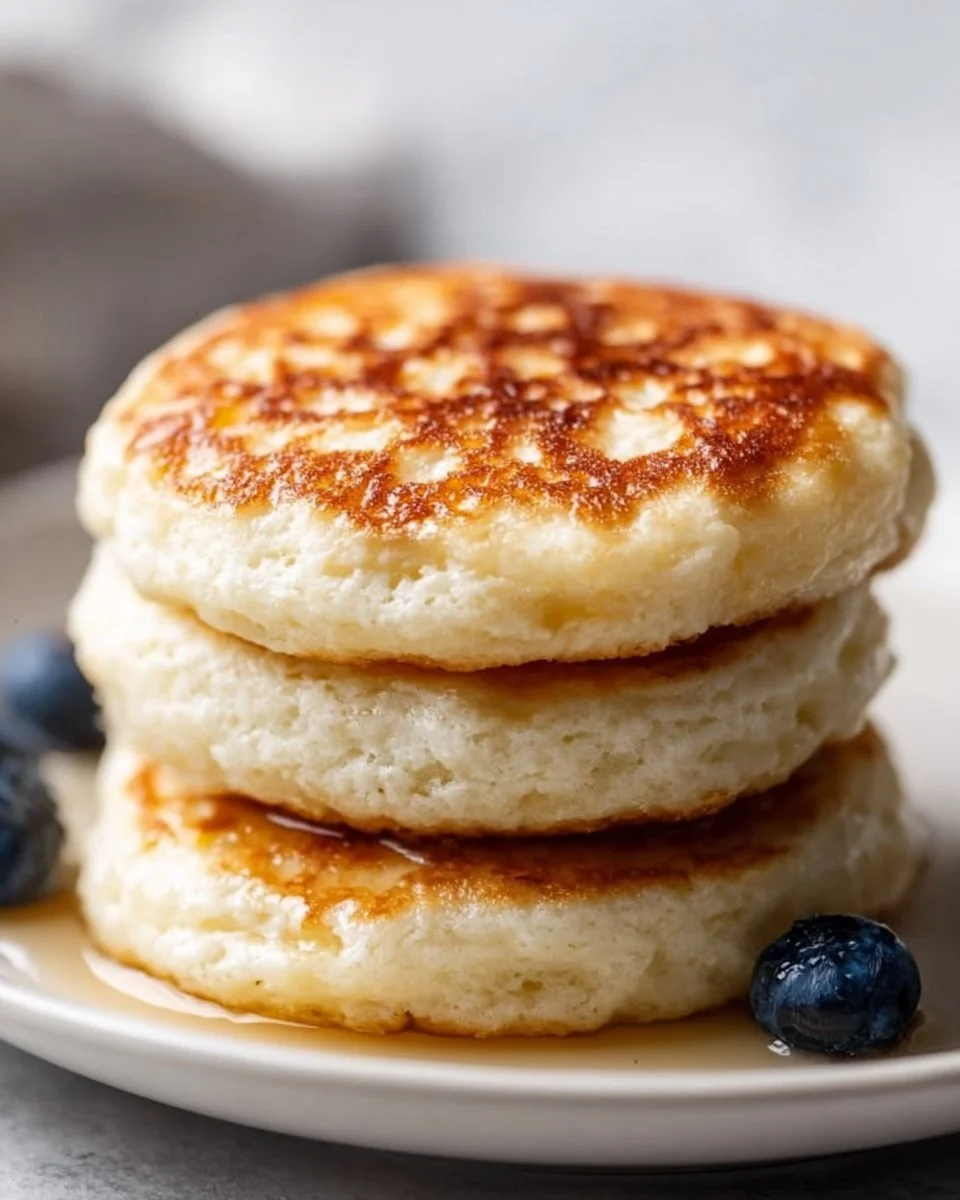 Gesunde, proteinreiche Hüttenkäse-Pfannkuchen-Mahlzeiten – leicht, luftig und sättigend