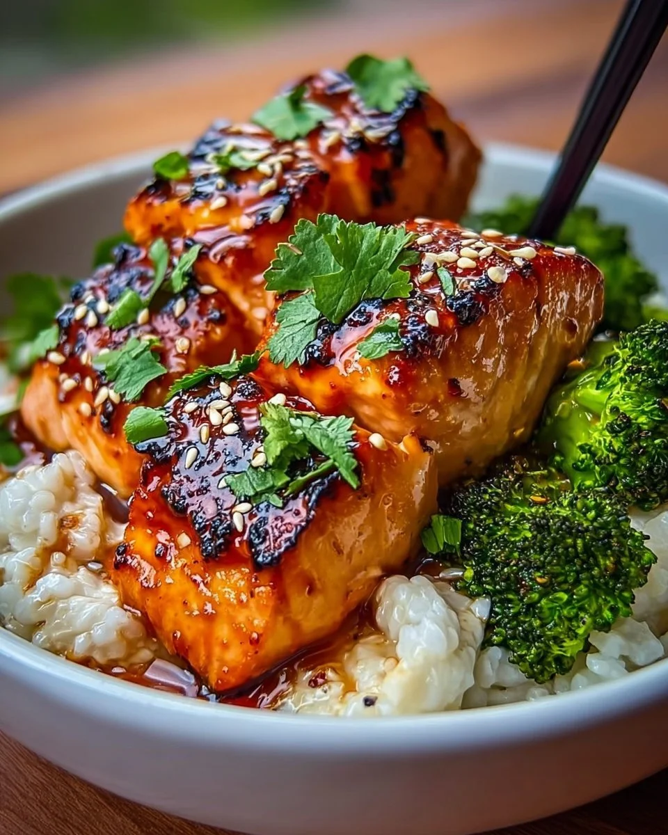 Sriracha Honig Lachs Schalen