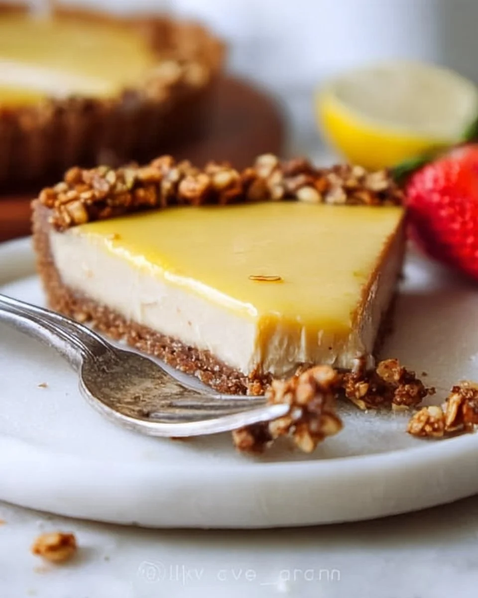 Veganer Zitronentartelett